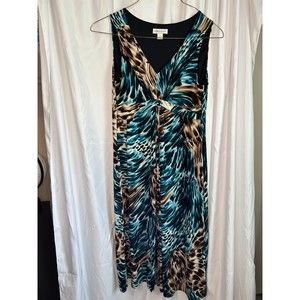 Christopher & Banks V Neck Tank Dress SIze L